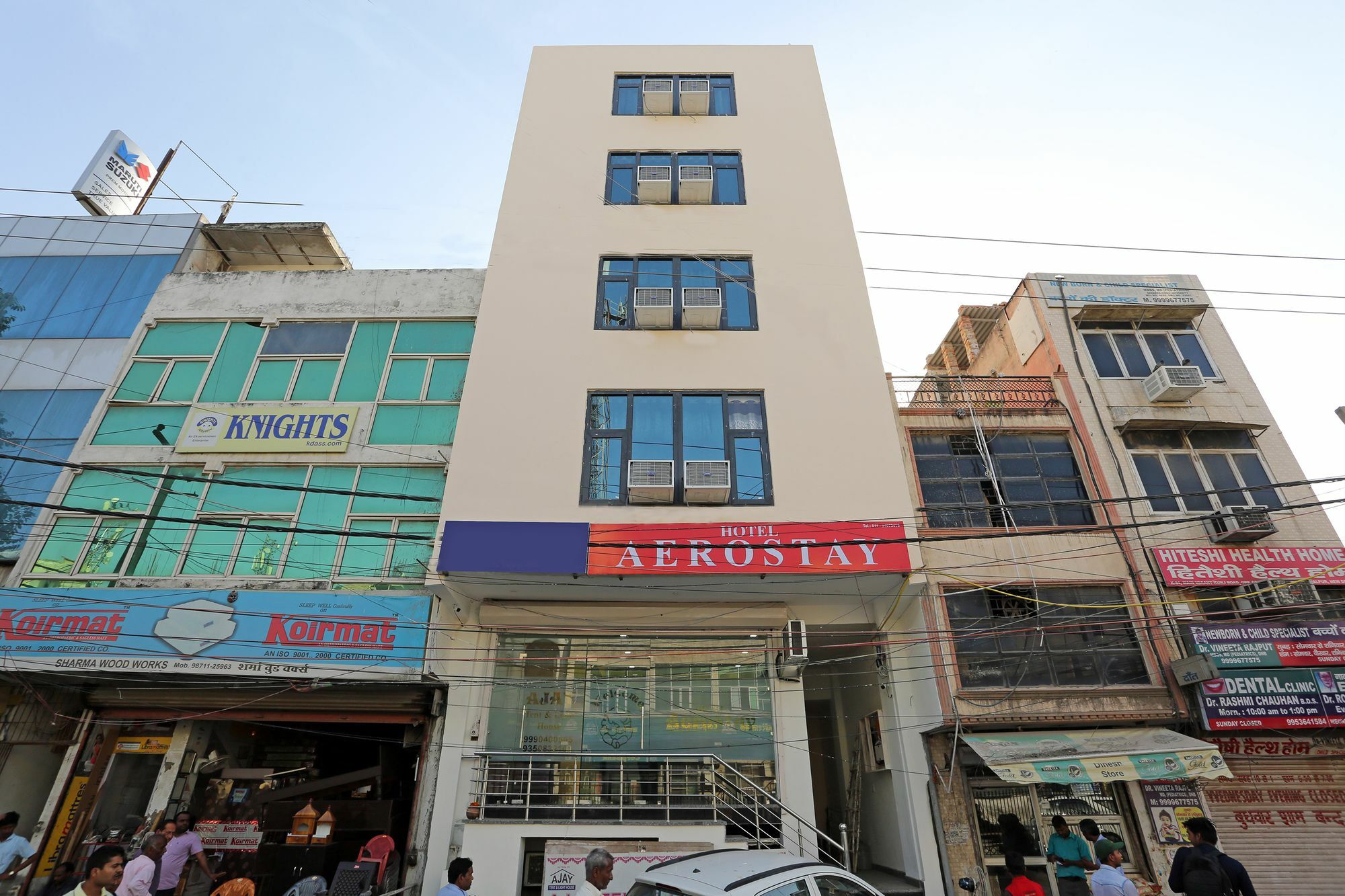 Hotel Aero Stay Yeni Delhi Dış mekan fotoğraf